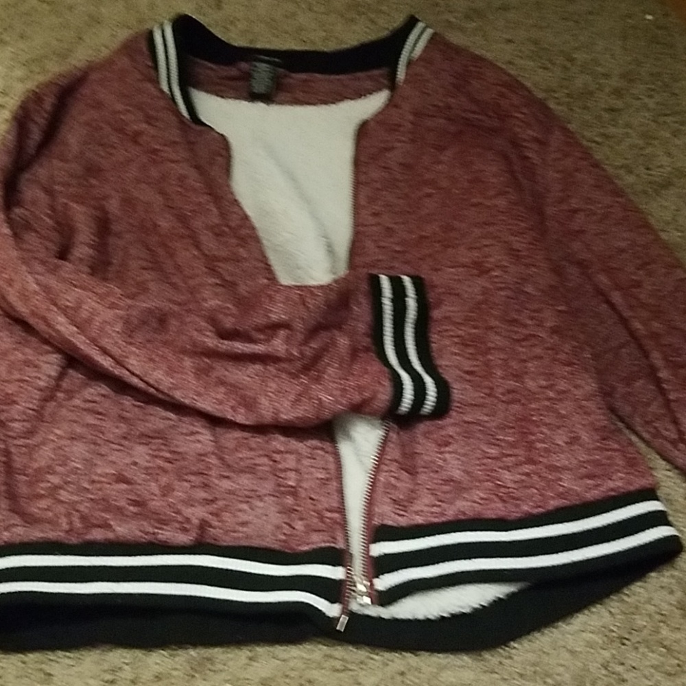 sherpa lined bomber jacket